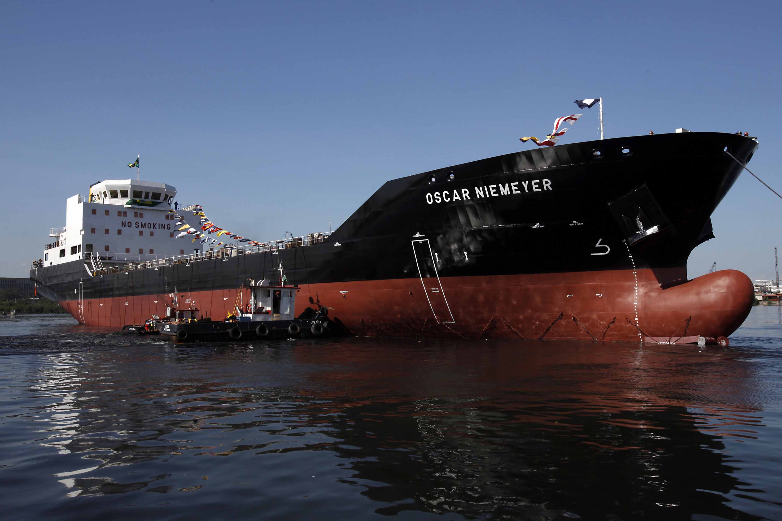 Lançado ao mar navio gaseiro com aço 100% Usiminas