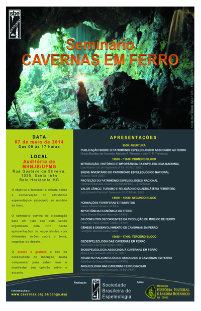 Seminário debate patrimônio em “CAVERNAS EM FERRO”