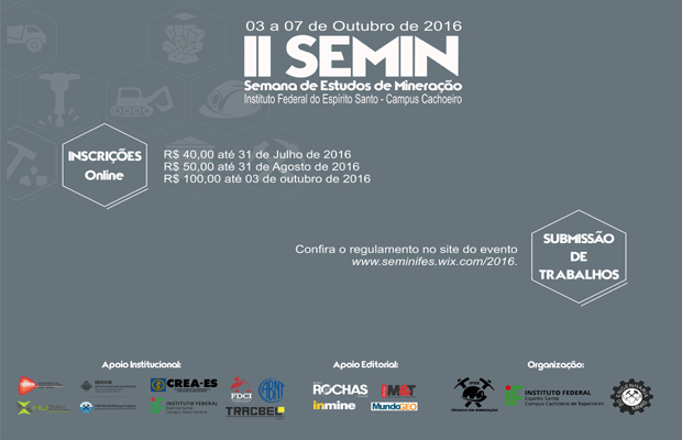 IFES PROMOVE EVENTO SOBRE MINERAÇÃO E ECONOMIA