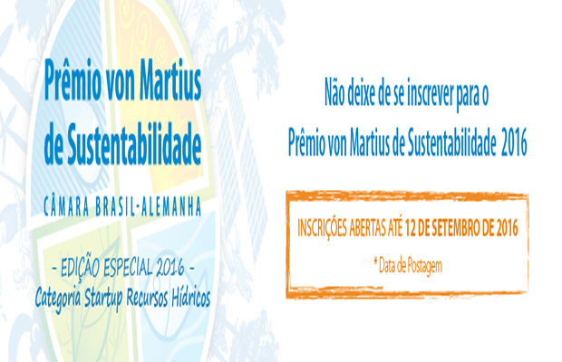 PRÊMIO VON MARTIUS DE SUSTENTABILIDADE 2016