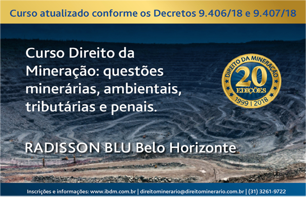 CURSO DIREITO DA MINERAÇÃO