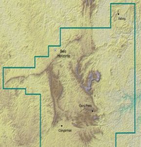 Mapa do Quadrilátero Ferrífero revisado