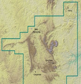 MAPA DO QUADRILÁTERO FERRÍFERO ATUALIZADO