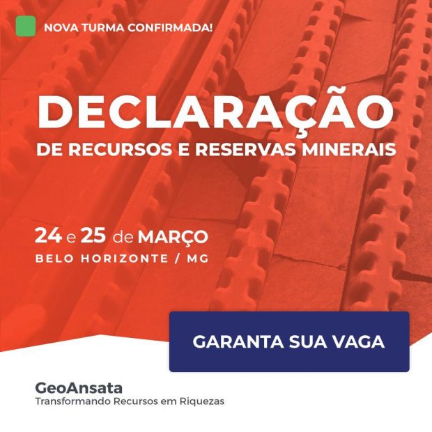 TREINAMENTO DE DECLARAÇÃO DE RESERVAS E RECURSOS MINERAIS