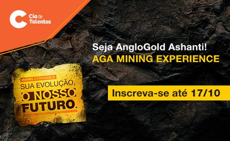 ANGLOGOLD ASHANTI DISPONIBILIZA VAGAS PARA JOVENS