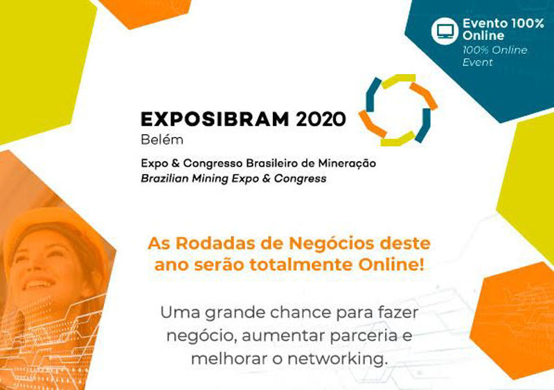 MEGAEVENTO ONLINE: EXPOSIBRAM 2020 COMEÇA DIA 24