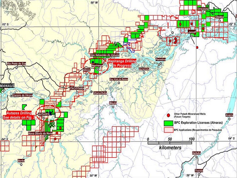 BRAZILPOTASH BUSCA RECURSOS PARA MINA DE POTÁSSIO