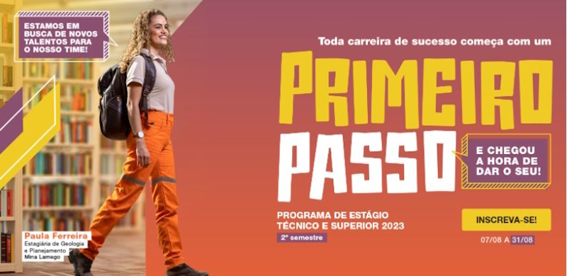 ANGLOGOLD ASHANTI ABRE INSCRIÇÕES PARA ESTÁGIOS
