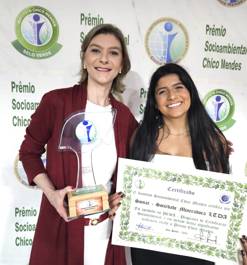 SOMAR CONQUISTA O SEU 10º PRÊMIO SOCIOAMBIENTAL CHICO MENDES
