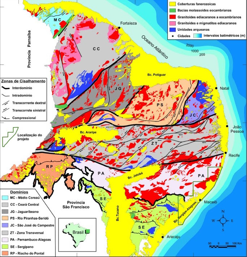 MAPA AEROGEOFÍSICO REVELA POTENCIAL MINERAL DA BACIA DE ALAGOAS