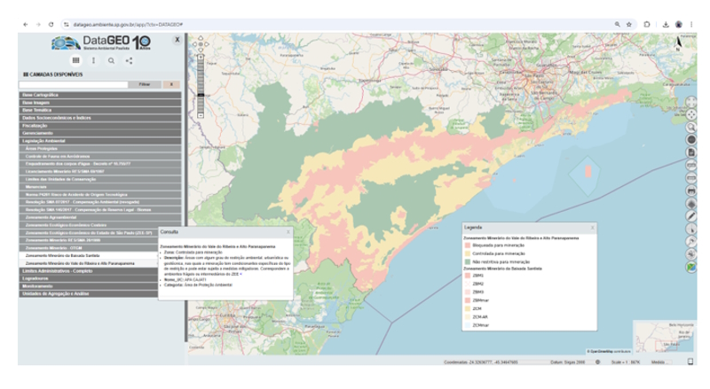 SEMIL INCLUI NOVOS ZONEAMENTOS NO DATAGEO