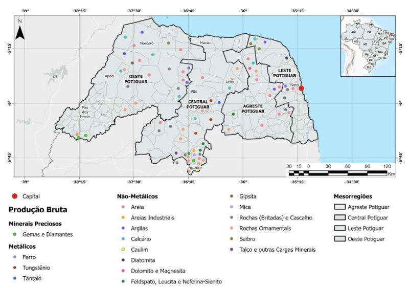 ESTUDO GEOECONÔMICO DESTACA POTENCIAL MINERAL DO RN