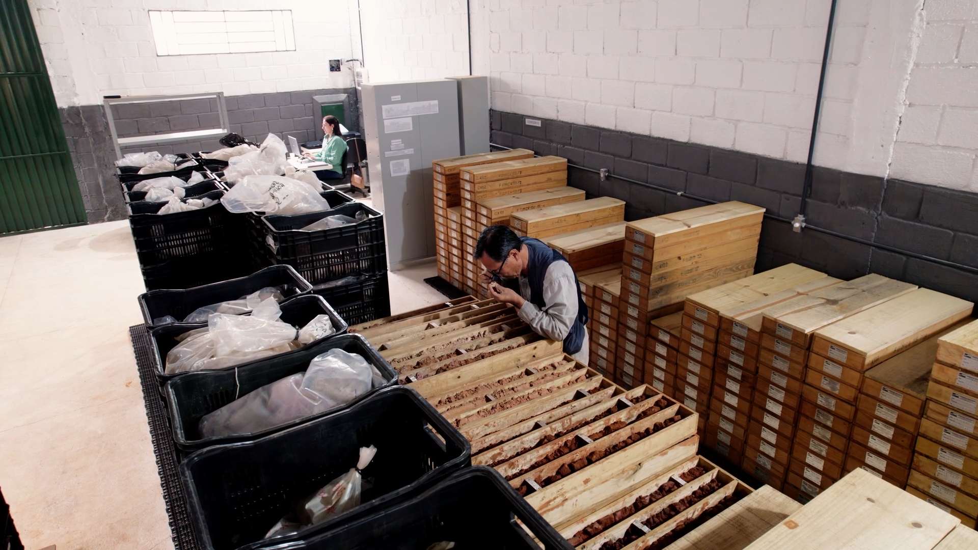 armazenagem de amostras de sondagem da empresa em Cabo Verde