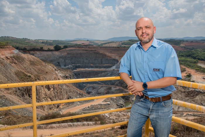 Frederico Gonzaga de Araújo, gerente geral de Mineração da AMG Brasil (Foto: Fabrício Guedes)