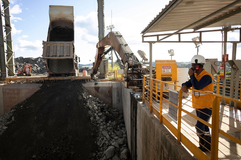 Foto 2: Operação da Atlantic Nickel, na mina Santa Rita, em Itagibá (Graphcoa/Divulgação)