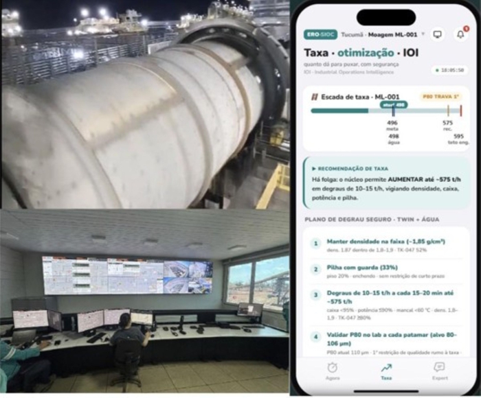 Foto 4 IOI aplicada ao moinho de bolas da Ero Tucumã- Ero Brasil/Divulgação
