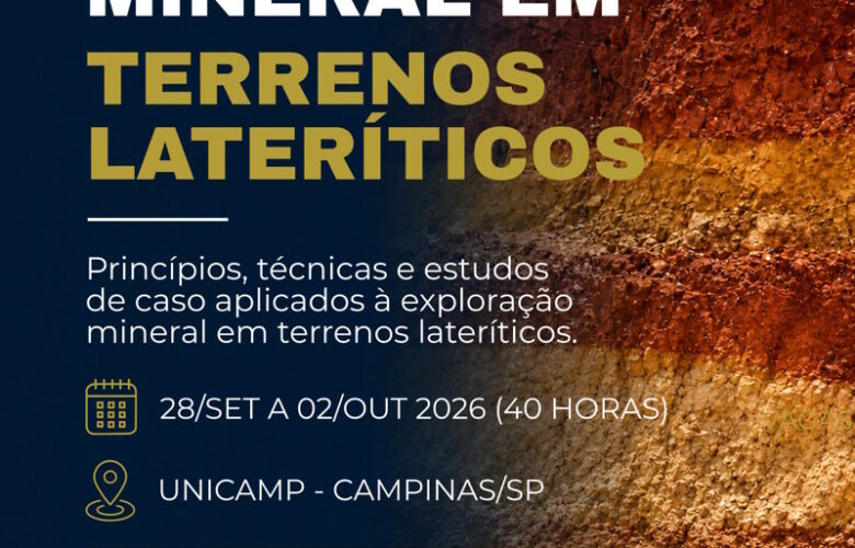 CURSO ADIMB SOBRE EXPLORAÇÃO MINERAL EM TERRENOS LATERÍTICOS