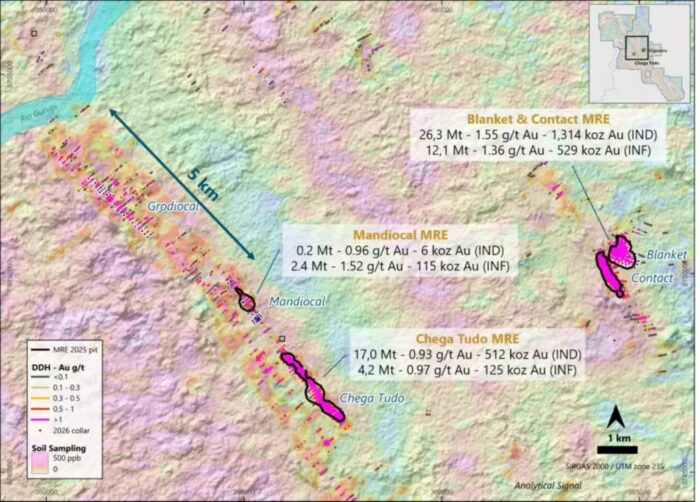 : Depósitos de Gurupi Crédito: G Mining Ventures/Divulgação